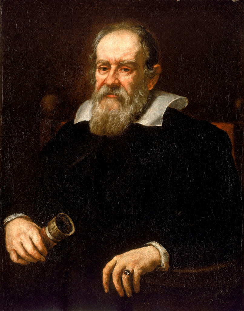 Detail of Galileo Galilei (1564-1642) by Justus Sustermans