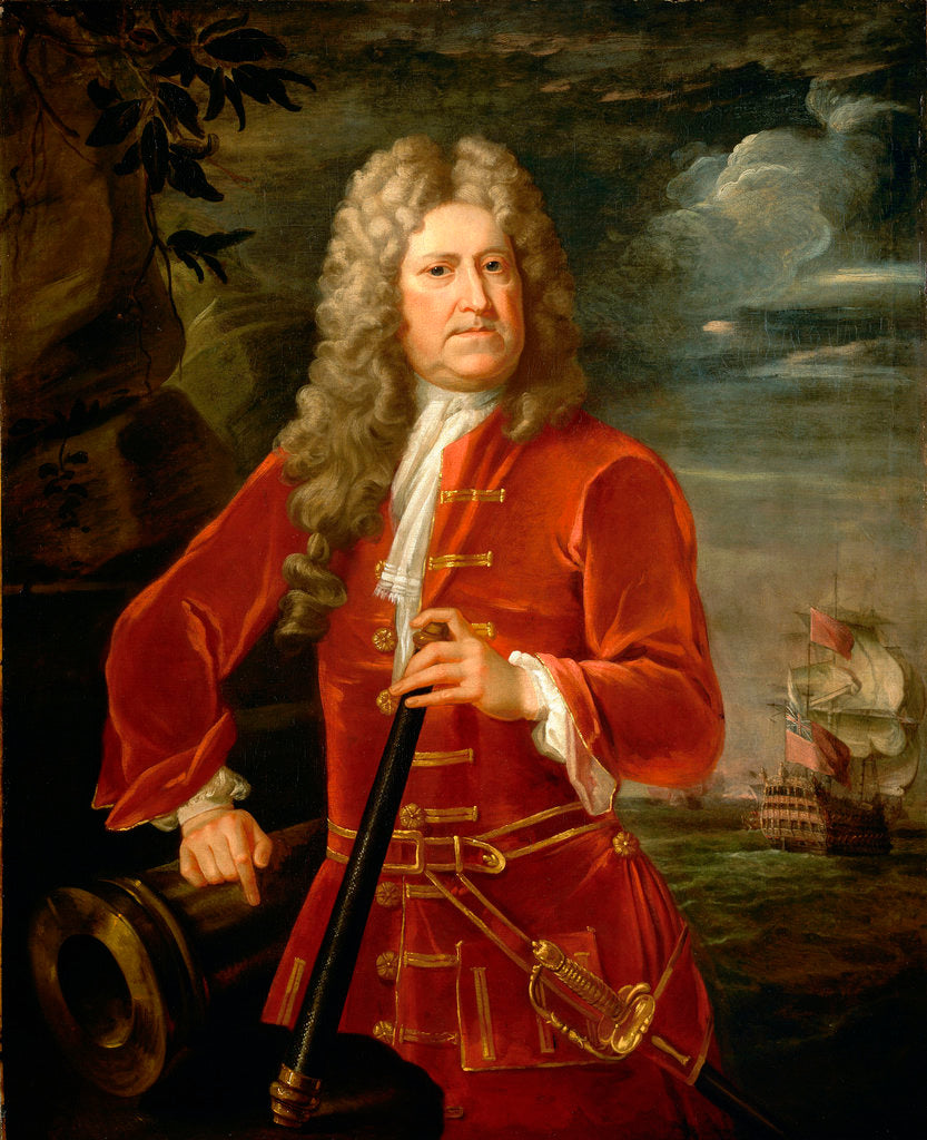 Detail of Admiral Nicholas Haddock (1686-1746) by British School