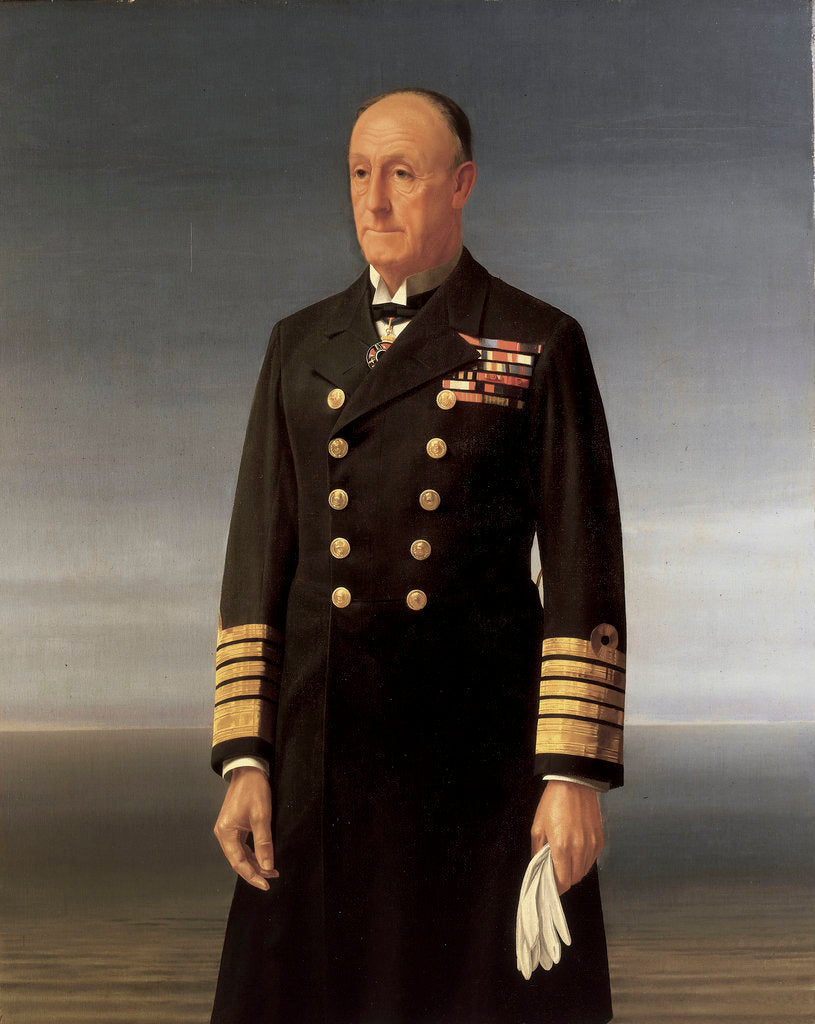 Detail of Admiral of the Fleet John Jellicoe, 1st Earl Jellicoe (1859-1935) by Walter Thomas Monnington