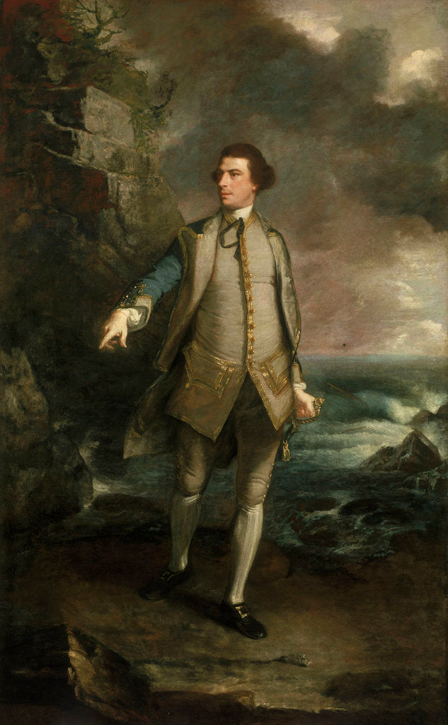 Detail of Captain The Honourable Augustus Keppel (1725-1786) by Joshua Reynolds