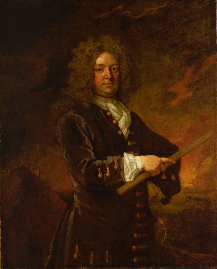 Detail of Vice-Admiral Sir John Leake (1656-1720) by Godfrey Kneller