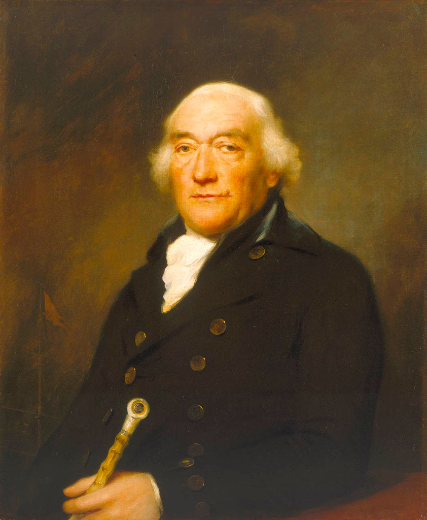 Detail of Captain William Locker (1731-1800) by Lemuel Francis Abbott