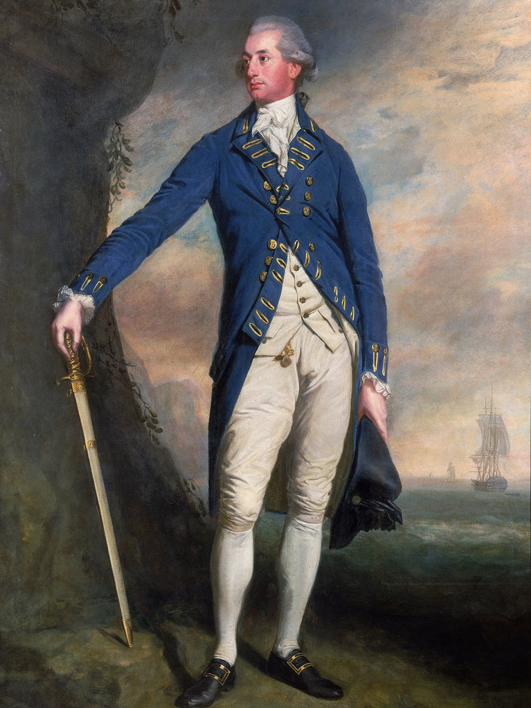 Detail of Captain Sir George Montagu (1750-1829) by Thomas Beach