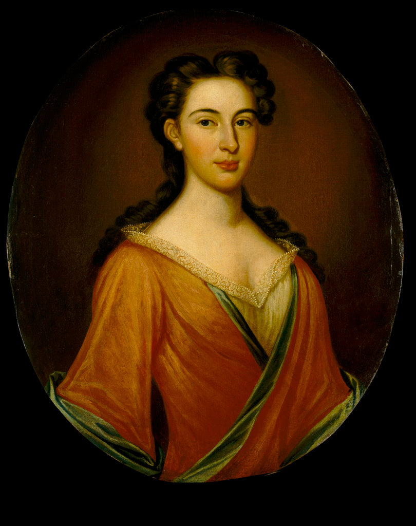 Detail of Mrs. Edmund Nelson (1698-1789) by British School