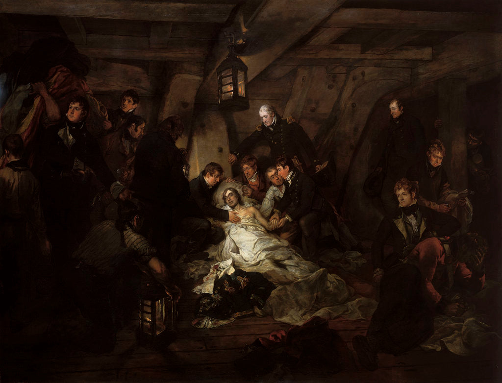 Detail of The death of Nelson, 21 October 1805 by Arthur William Devis