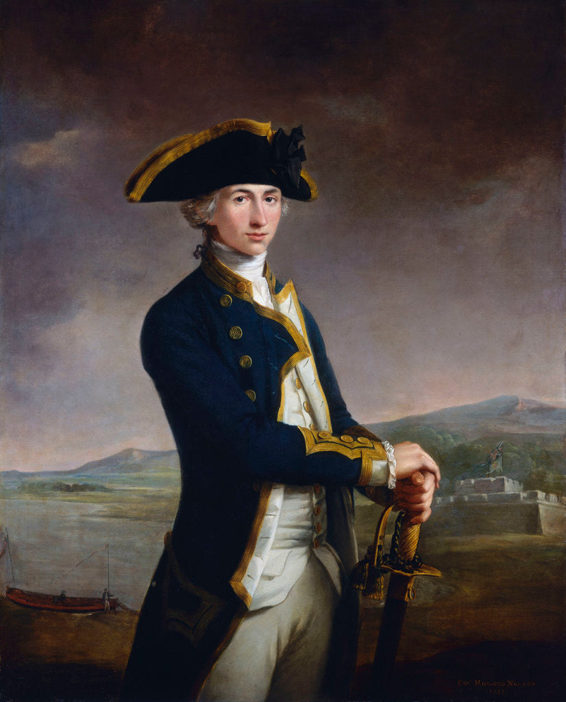 Detail of Captain Horatio Nelson (1758-1805) by John Francis Rigaud