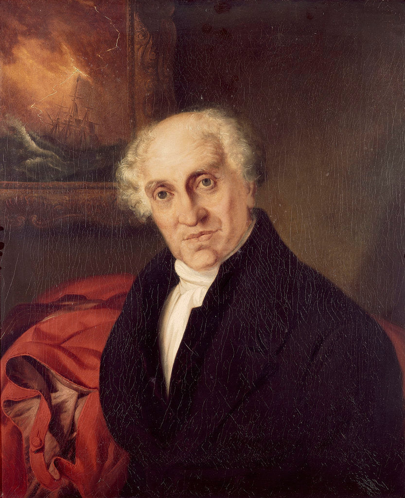 Detail of The Reverend Doctor Alexander Scott (1768-1840) by Siegfried Detlen Bendixen