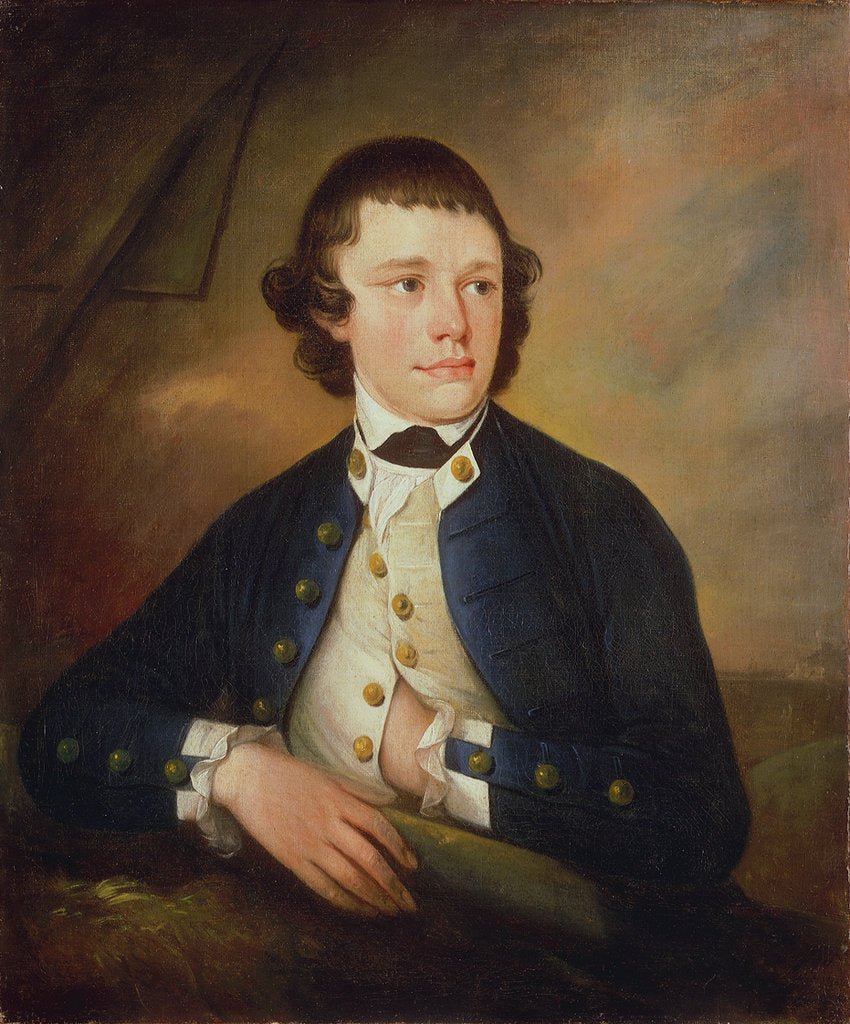 Detail of Midshipman James Ward (circa 1759-1806) by John Webber