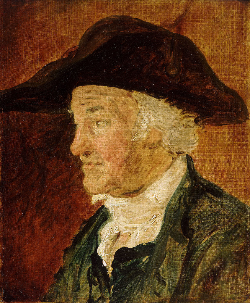 Detail of Joseph Miller, a Greenwich Pensioner by John Burnet