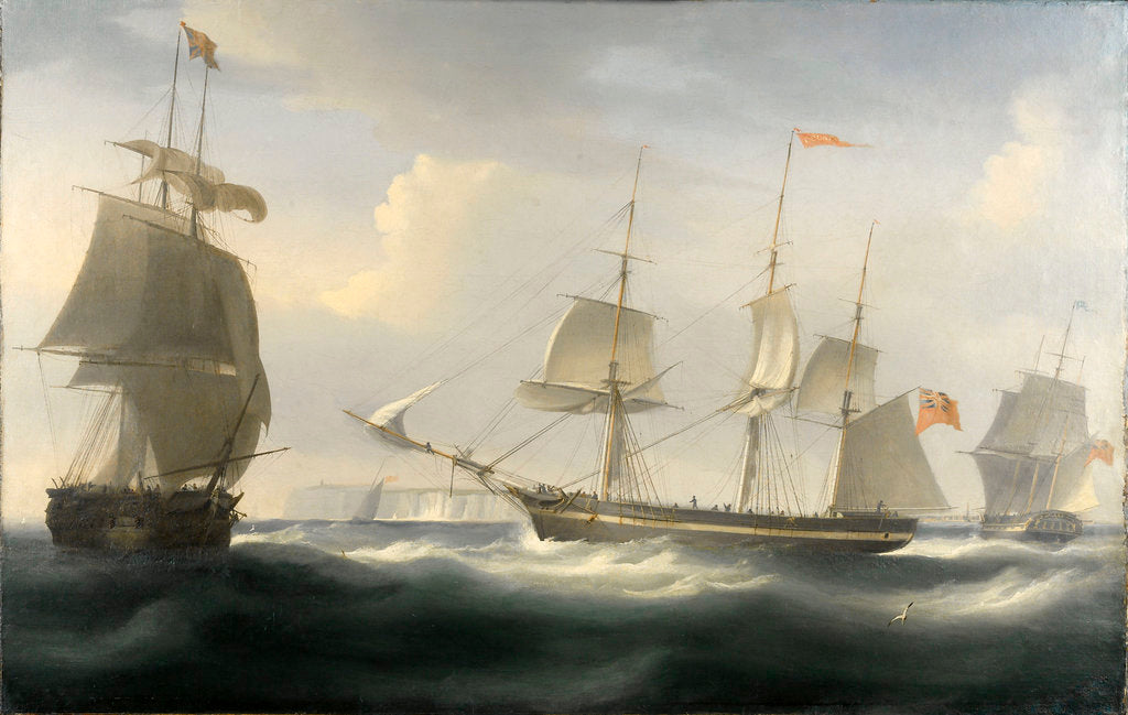 Detail of The ship 'Delaford' by William John Huggins