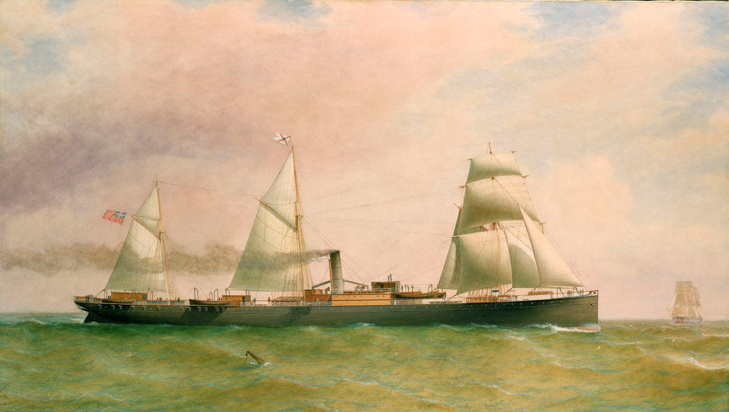Detail of The steamship 'Dorunda' by William Clark