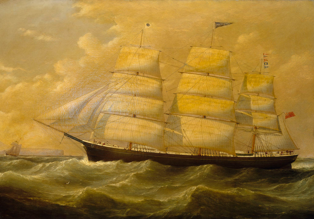 Detail of The ship 'Henry Fernie' by J Witham