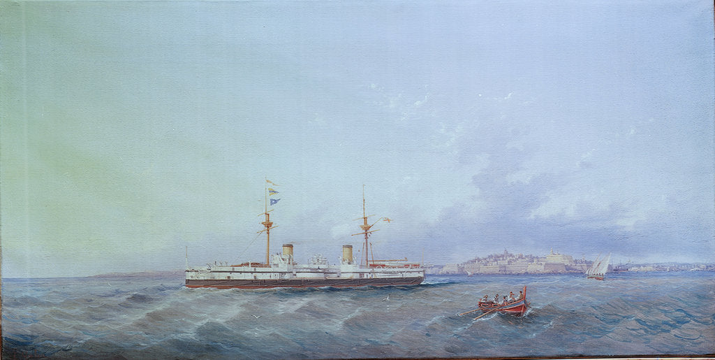 Detail of HMS 'Inflexible' by Luigi Galea