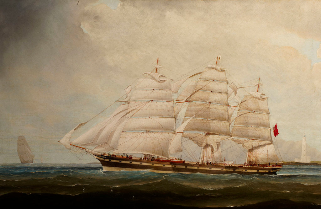Detail of The ship Mermerus by 19th Century British School