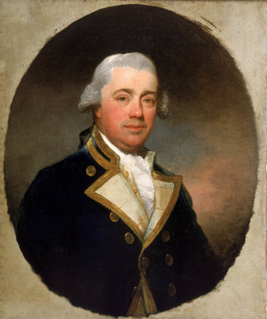 Detail of Captain John Harvey (1740-1794) by Gilbert Stuart