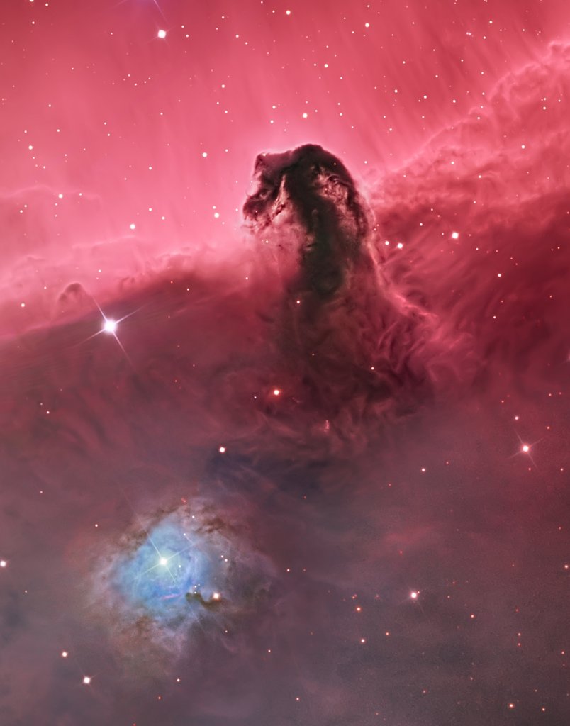 Detail of Horsehead Nebula (IC434) by Bill Snyder
