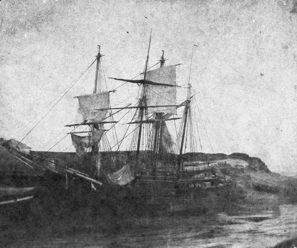 Detail of Vessels aground at low tide, Swansea by unknown