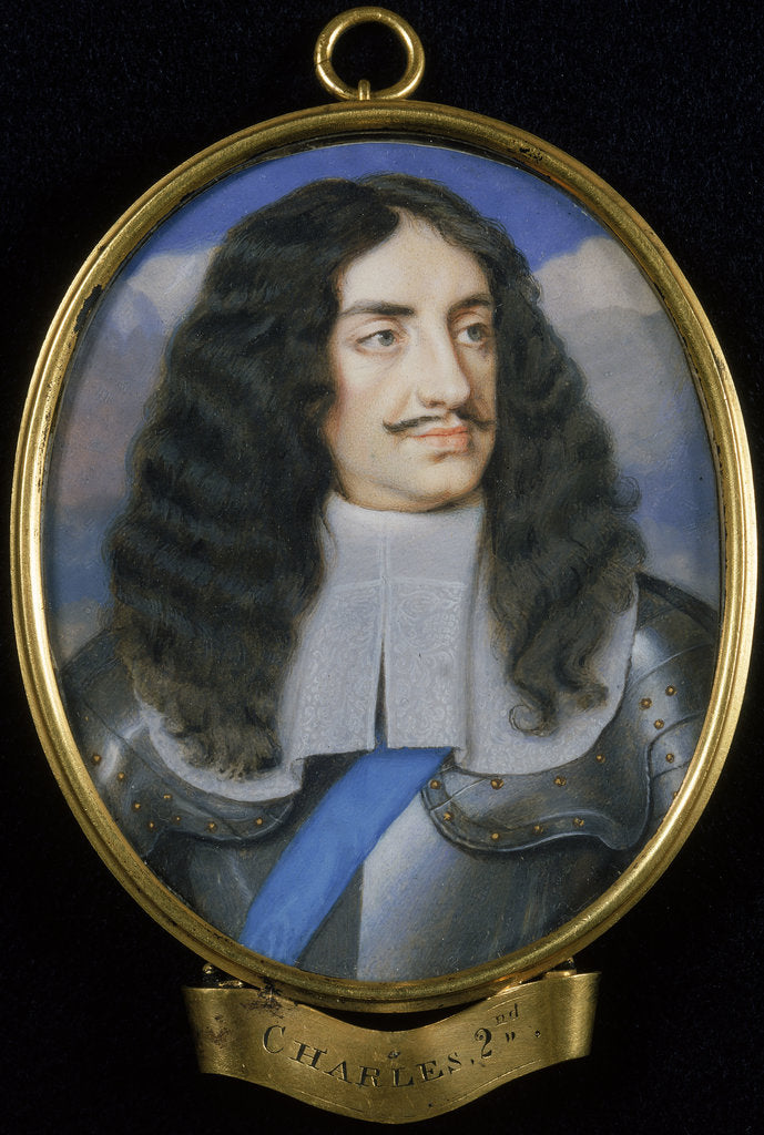 Detail of Charles II by Samuel Cooper