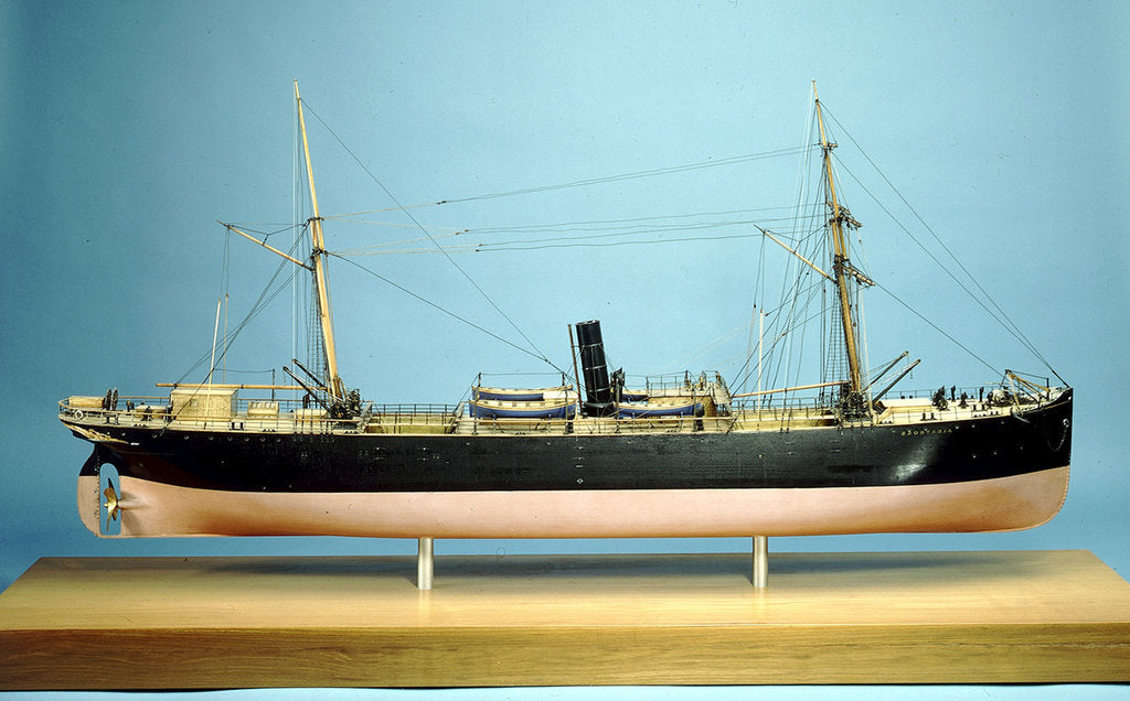 Detail of 'Albatross', starboard broadside by Unknown