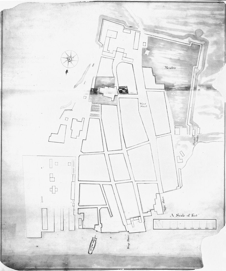 Detail of Plan of Harwich Dockyard by Harwich Dockyard