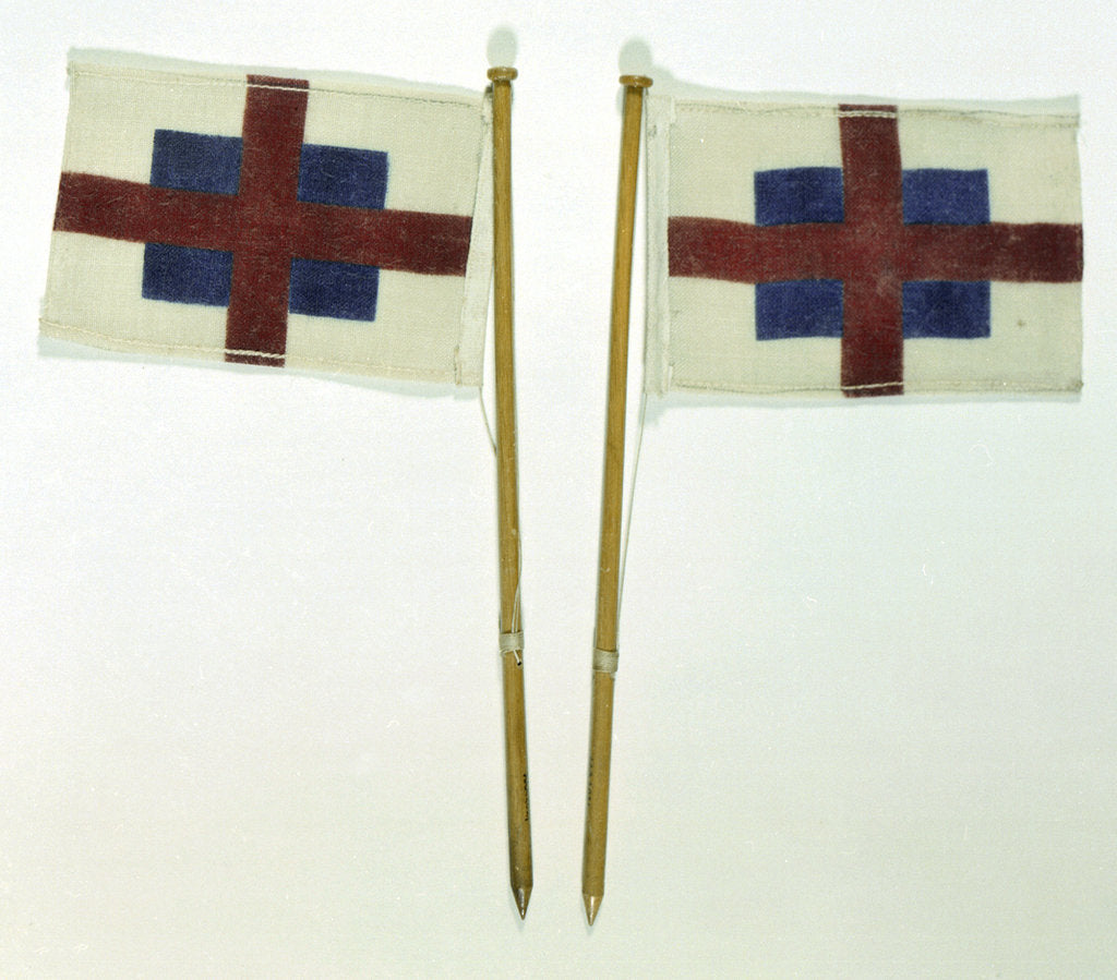 Detail of House flag, Green's Blackwall line by Unknown