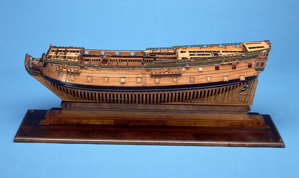 Detail of Ship of 50 guns by Unknown