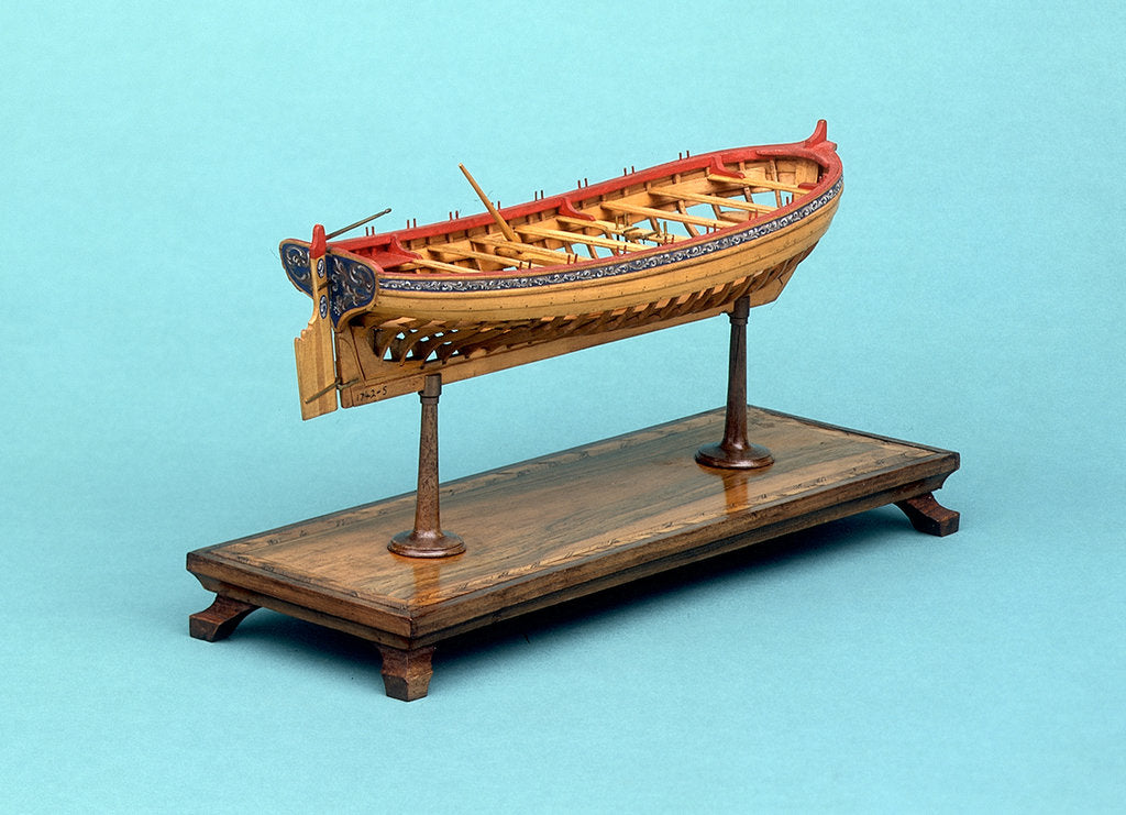 Detail of Ship's Longboat; 'Medway' by Unknown