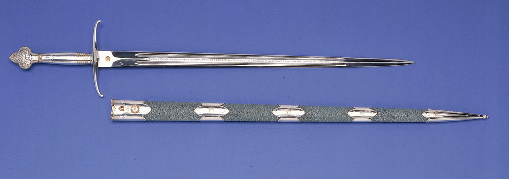 Detail of Presentation sword which belonged to Admiral of the Fleet the Viscount Cunningham of Hyndhope (1883-1963) by Mappin & Webb