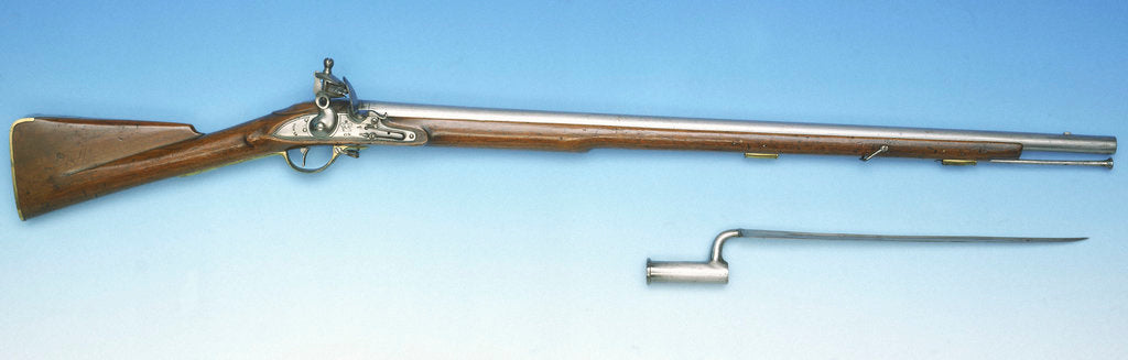 Detail of Flintlock musket by Unknown