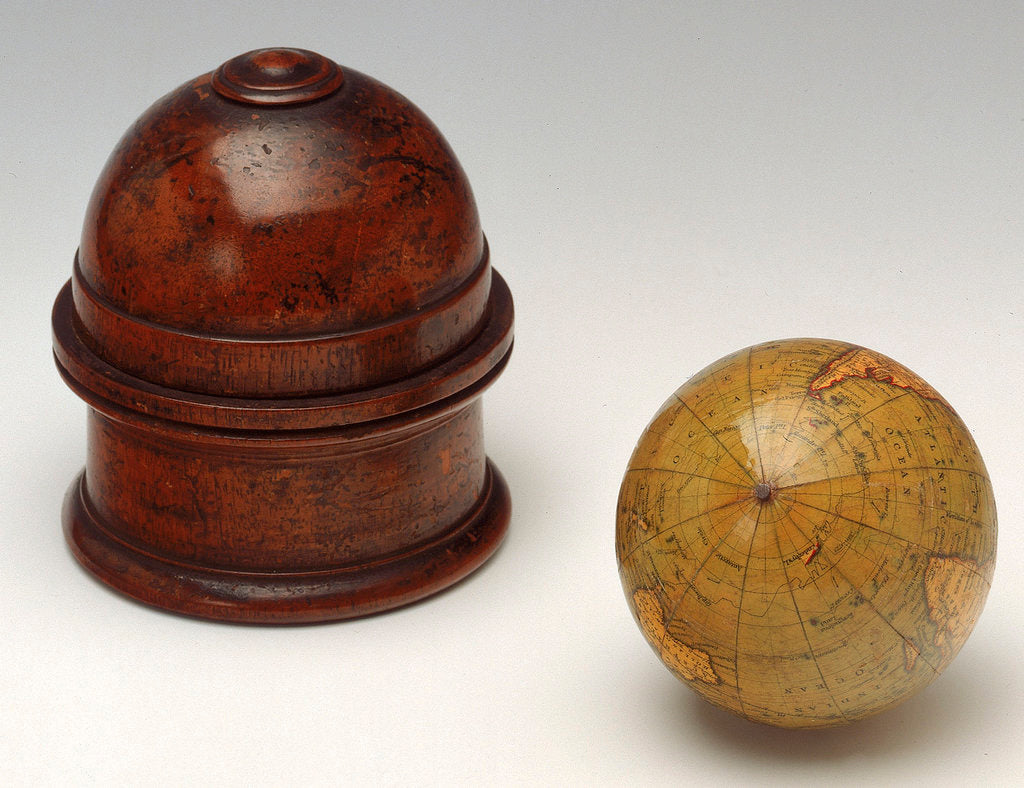 Detail of Sphere and case by Newton & Co.