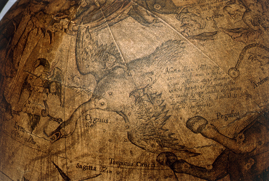 Detail of nova in Cygnus by Willem Jansz Blaeu