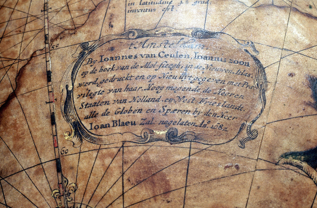 Detail of Imprint in Atlantic Ocean by Jan Jansz van Ceulen
