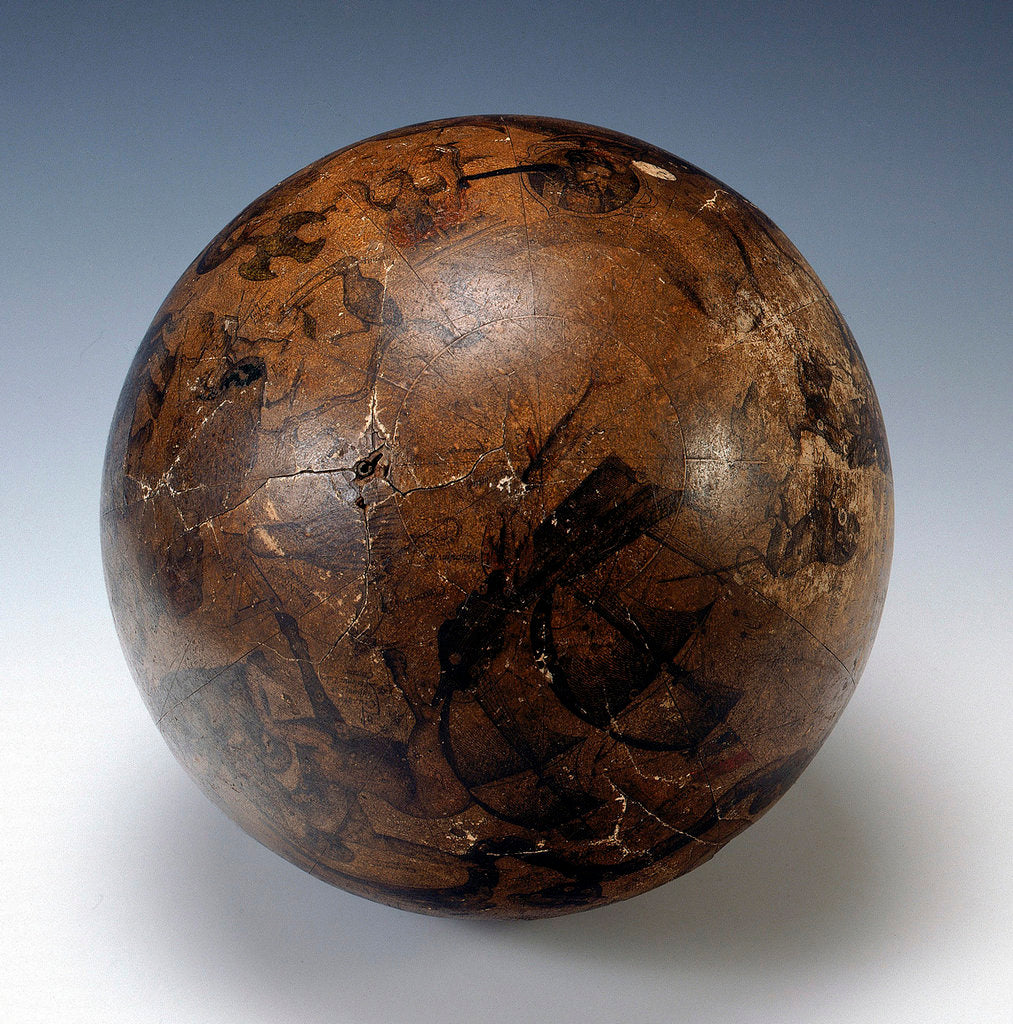 Detail of Sphere by Jodocus Hondius