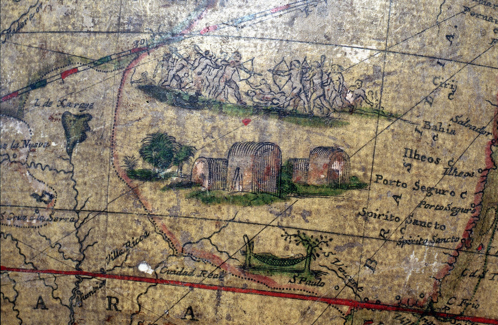Detail of South America by Robert Morden