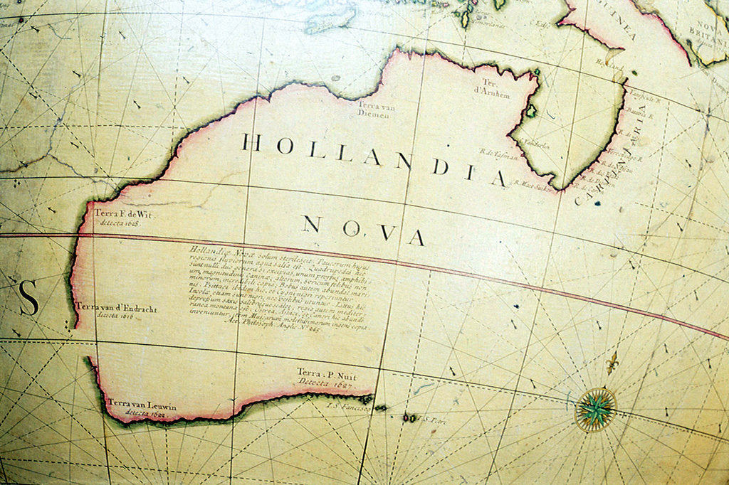Detail of Hollandia Nova by John Senex