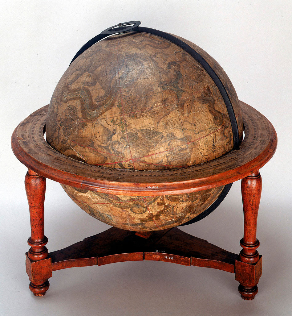 Detail of Sphere and stand by Vincenzo Coronelli
