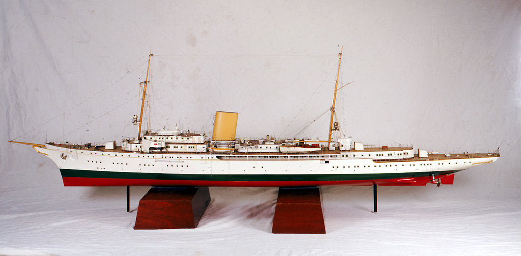 Detail of 'Grille', port broadside by Unknown