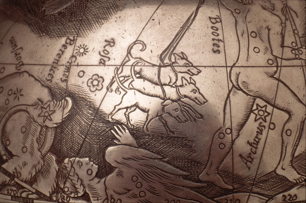 Detail of Bootes with dogs by Unknown