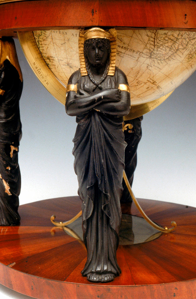 Detail of Egyptian caryatids by Hyacinthe Langlois