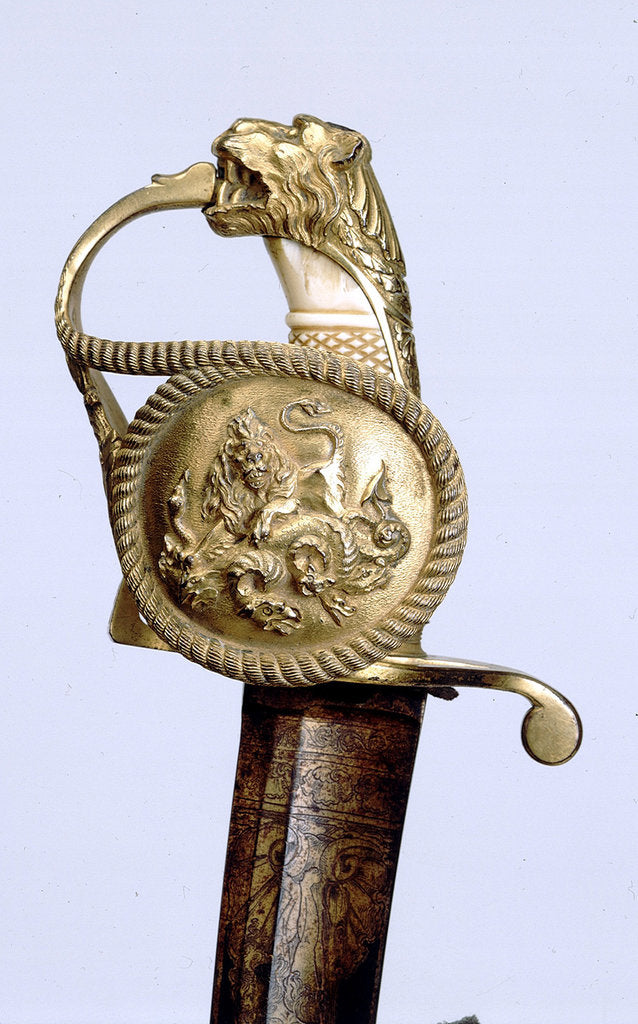 Detail of Presentation Sword by Osborn & Gunby