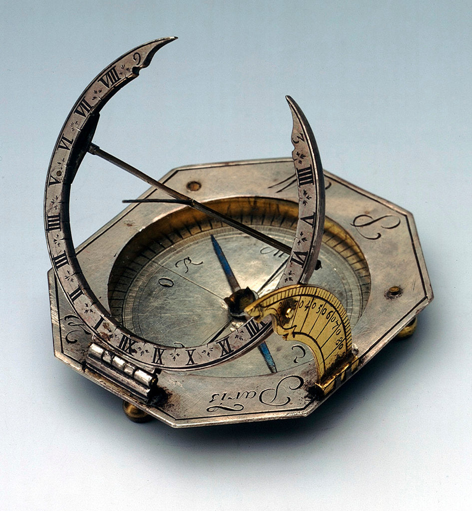 Detail of Augsburg dial by P. M.