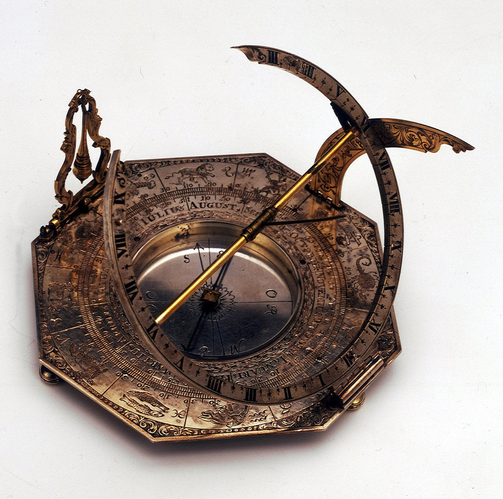 Detail of Augsberg Dial by Johann Martin