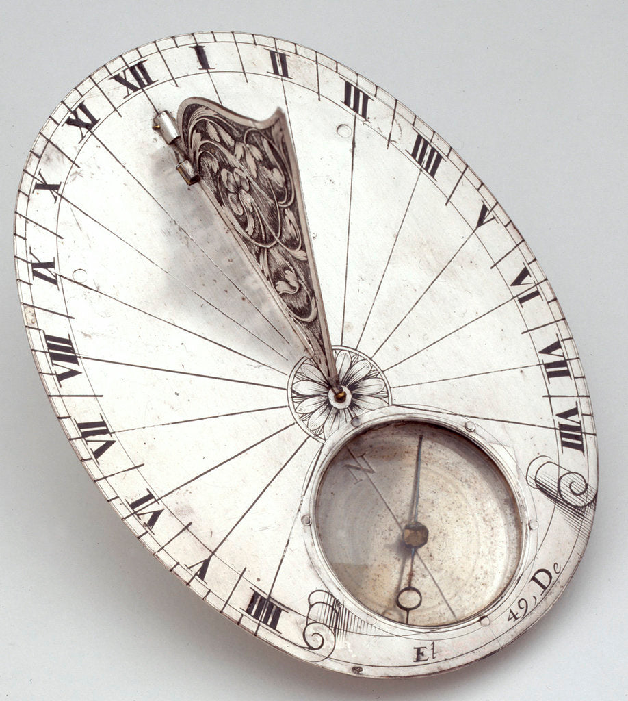 Detail of Horizontal dial by Jean Choizy