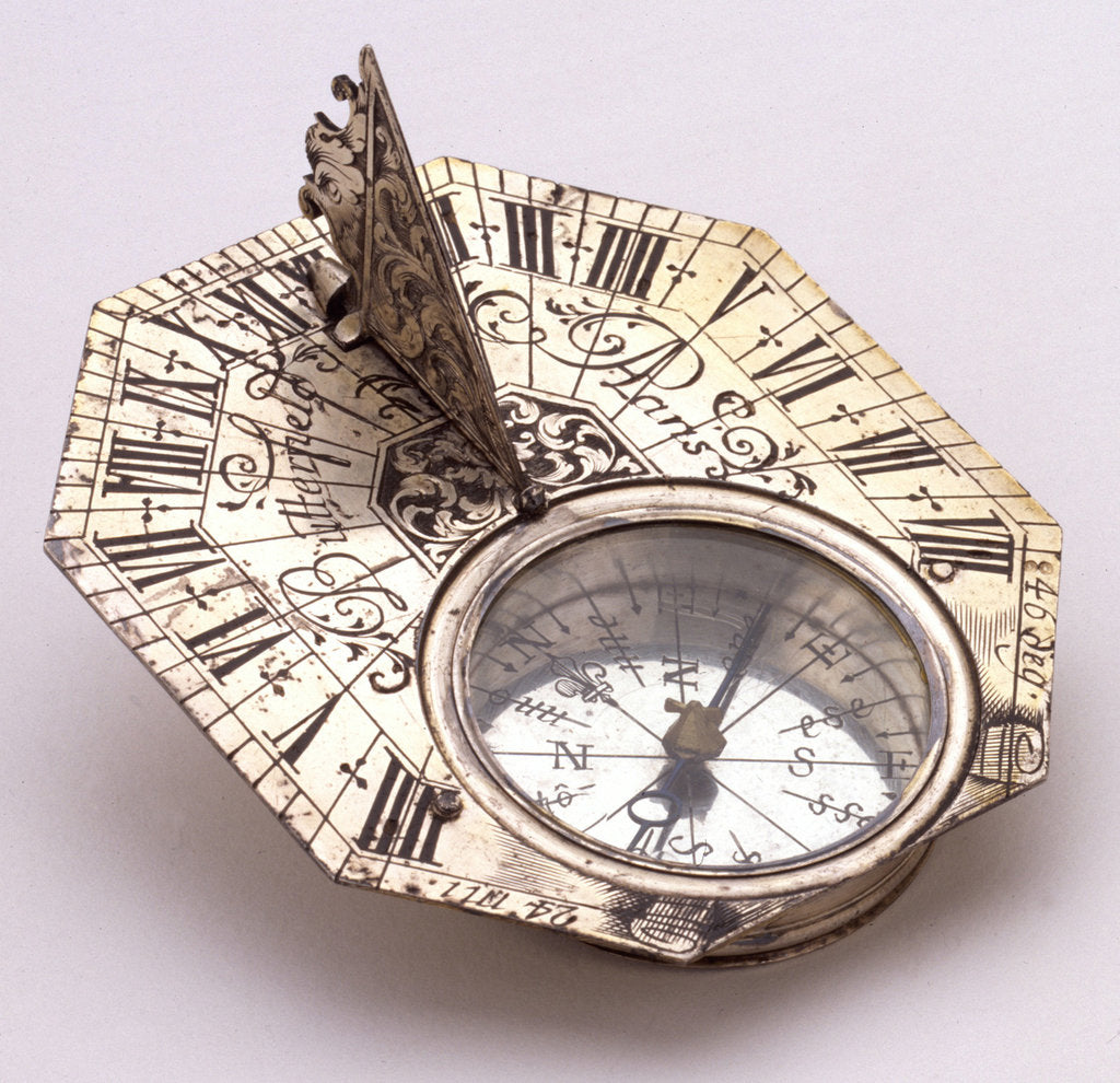 Detail of Horizontal dial by Michael Butterfield