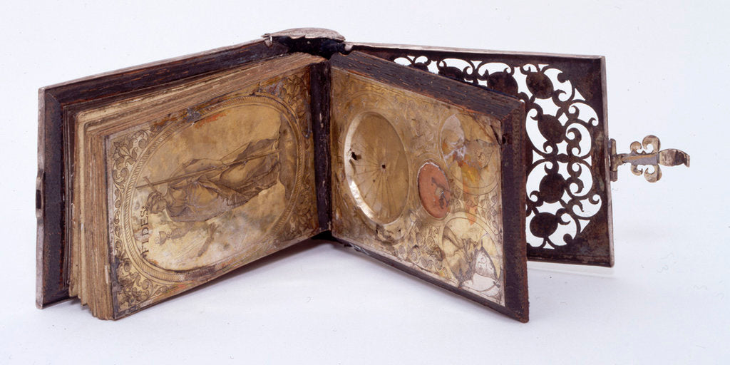 Detail of Horizontal dial, with vignette of Faith (FIDES) by Unknown