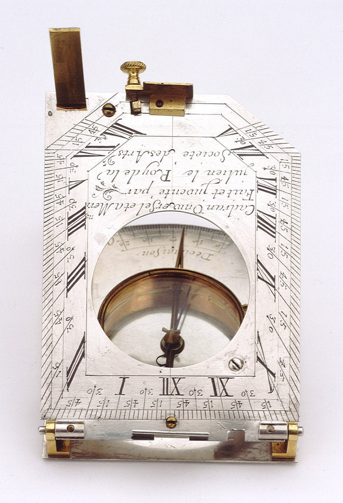 Detail of Inclining dial by Julien Le Roy