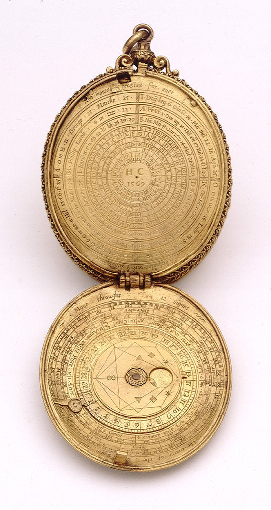 Detail of Astronomical compendium, all leaves by Humphrey Cole