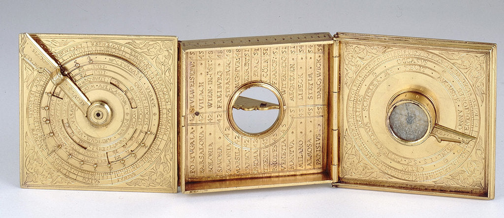 Detail of Astronomical compendium, leaves Ia, IIb and IIIa by Christoph Schissler