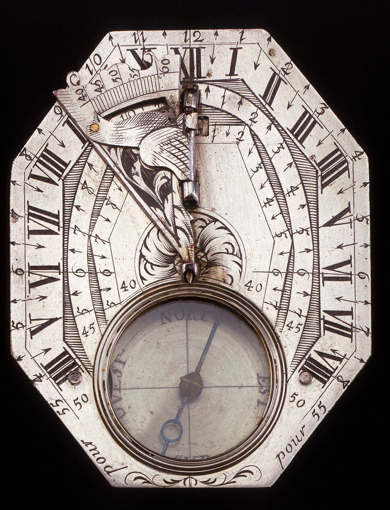 Detail of Butterfield dial by Pierre Sevin