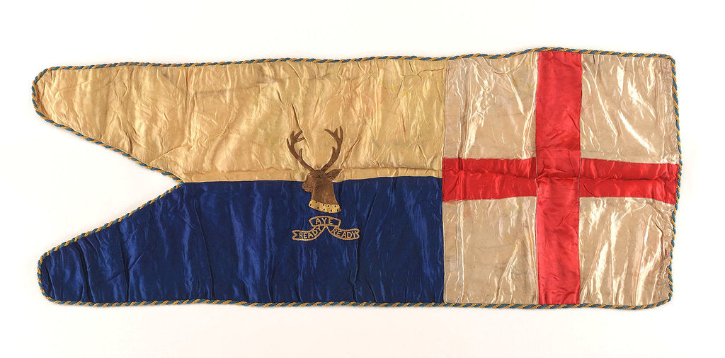 Detail of Captain Robert Falcon Scott's sledge flag by unknown